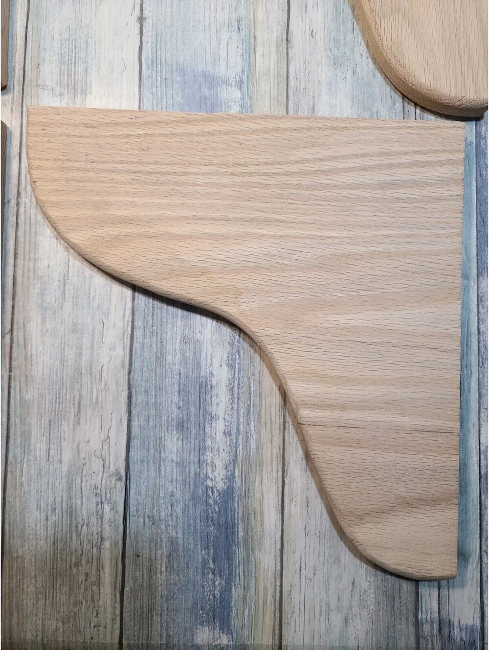 4 Wooden Corbels 9x9x1  Handmade Unfinished Ready For Projects Pine